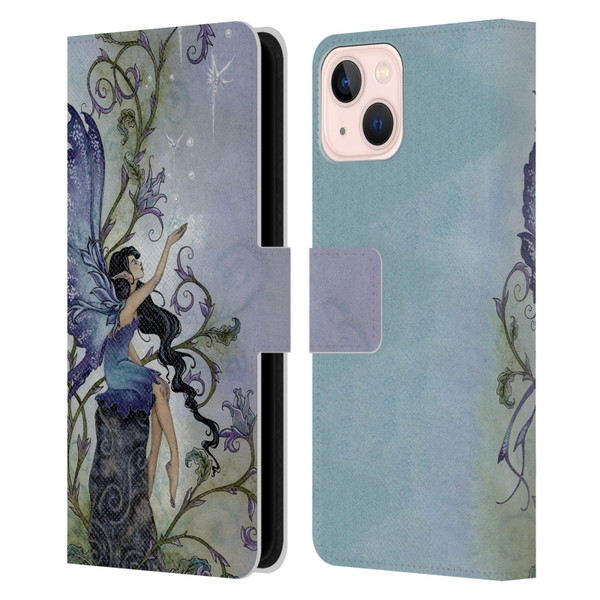 Amy Brown Pixies Creation Leather Book Wallet Case Cover For Apple iPhone 13