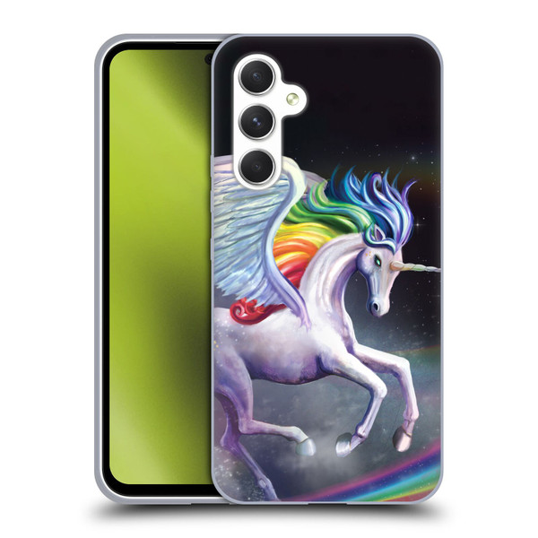 Rose Khan Unicorns Rainbow Dancer Soft Gel Case for Samsung Galaxy A54 5G