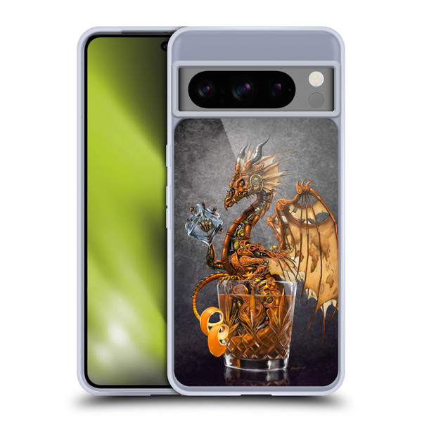 Stanley Morrison Dragons Gold Steampunk Drink Soft Gel Case for Google Pixel 8 Pro