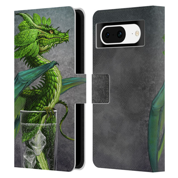 Stanley Morrison Dragons Green Mojito Drink Leather Book Wallet Case Cover For Google Pixel 8