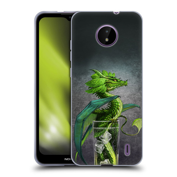 Stanley Morrison Dragons Green Mojito Drink Soft Gel Case for Nokia C10 / C20