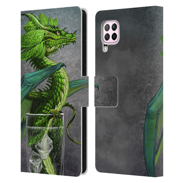 Stanley Morrison Dragons Green Mojito Drink Leather Book Wallet Case Cover For Huawei Nova 6 SE / P40 Lite