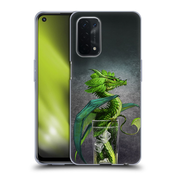 Stanley Morrison Dragons Green Mojito Drink Soft Gel Case for OPPO A54 5G