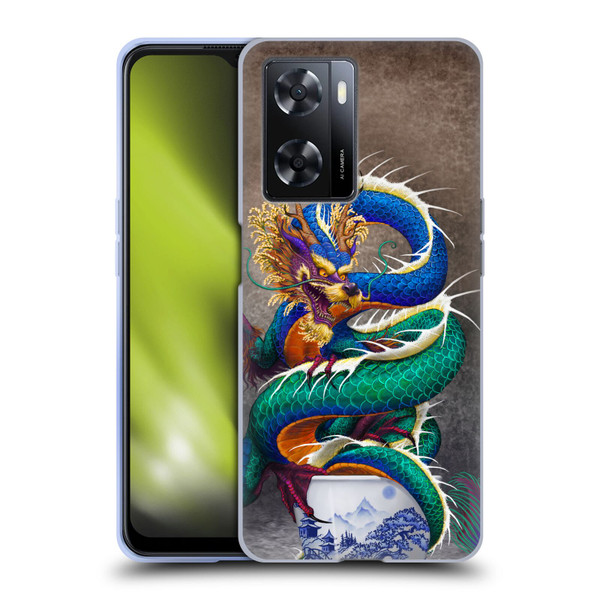 Stanley Morrison Dragons Asian Sake Drink Soft Gel Case for OPPO A57s