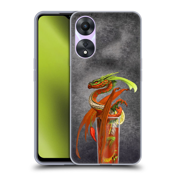 Stanley Morrison Dragons Red Tomato Bloody Mary Soft Gel Case for OPPO A78 4G