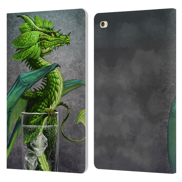 Stanley Morrison Dragons Green Mojito Drink Leather Book Wallet Case Cover For Apple iPad mini 4