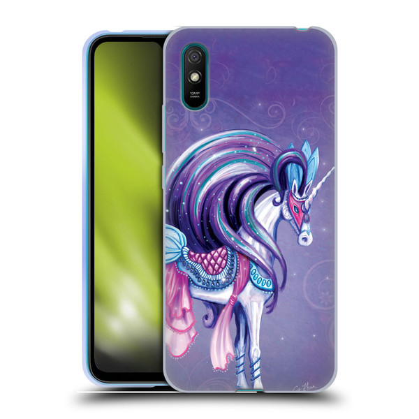 Rose Khan Unicorns White And Purple Soft Gel Case for Xiaomi Redmi 9A / Redmi 9AT