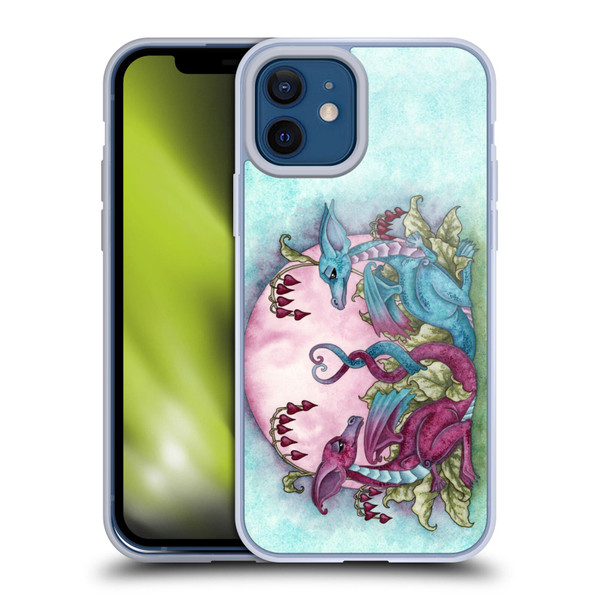 Amy Brown Folklore Love Dragons Soft Gel Case for Apple iPhone 12 / iPhone 12 Pro