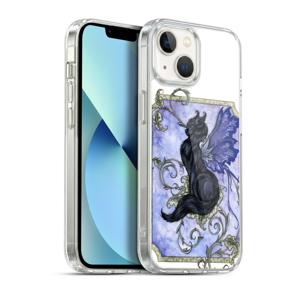 Amy Brown Folklore Fairy Cat Soft Gel Case for Apple iPhone 13