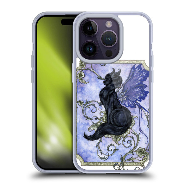 Amy Brown Folklore Fairy Cat Soft Gel Case for Apple iPhone 14 Pro