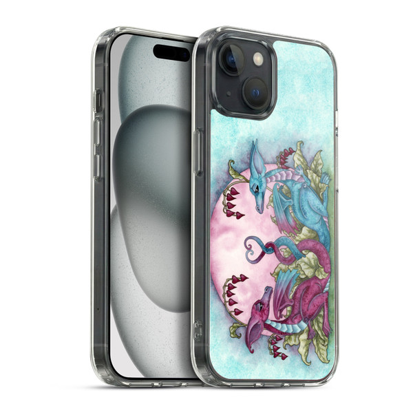 Amy Brown Folklore Love Dragons Soft Gel Case for Apple iPhone 15 Plus & MagSafe