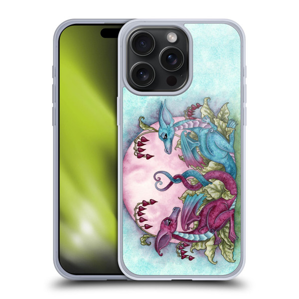 Amy Brown Folklore Love Dragons Soft Gel Case for Apple iPhone 15 Pro Max
