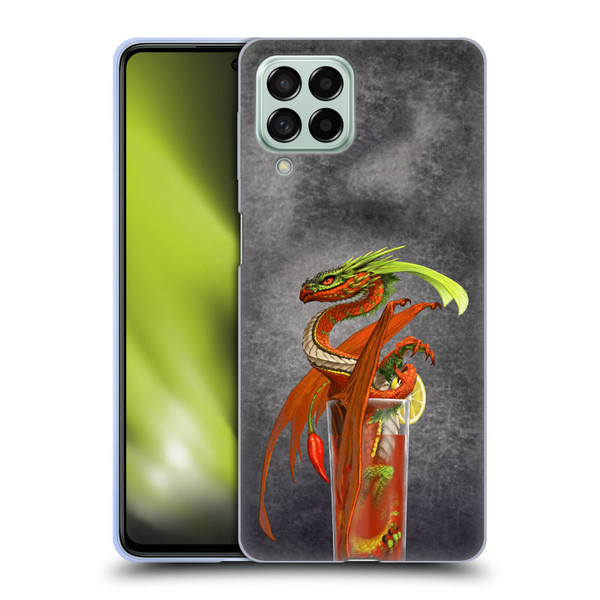 Stanley Morrison Dragons Red Tomato Bloody Mary Soft Gel Case for Samsung Galaxy M53 (2022)