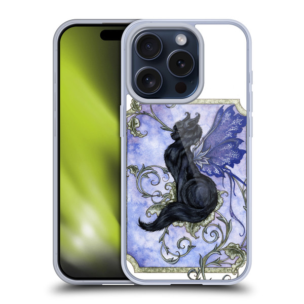 Amy Brown Folklore Fairy Cat Soft Gel Case for Apple iPhone 15 Pro