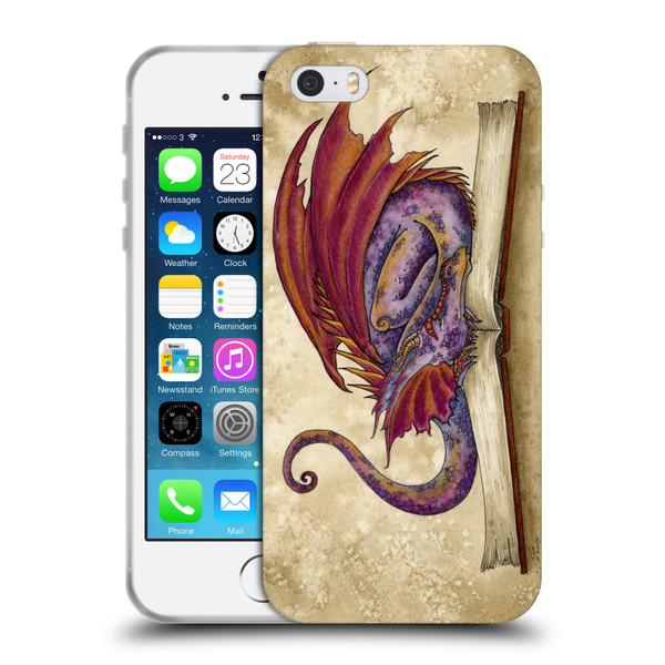 Amy Brown Folklore Bookworm 2 Soft Gel Case for Apple iPhone 5 / 5s / iPhone SE 2016