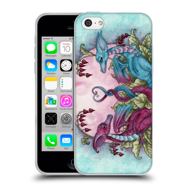 Amy Brown Folklore Love Dragons Soft Gel Case for Apple iPhone 5c