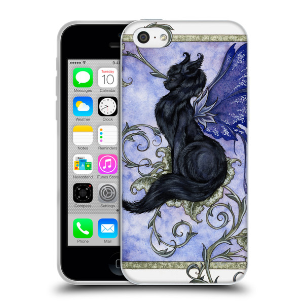 Amy Brown Folklore Fairy Cat Soft Gel Case for Apple iPhone 5c