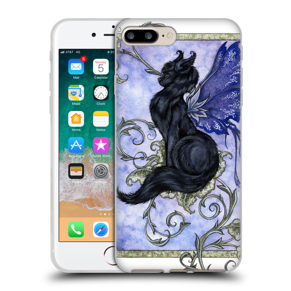 Amy Brown Folklore Fairy Cat Soft Gel Case for Apple iPhone 7 Plus / iPhone 8 Plus