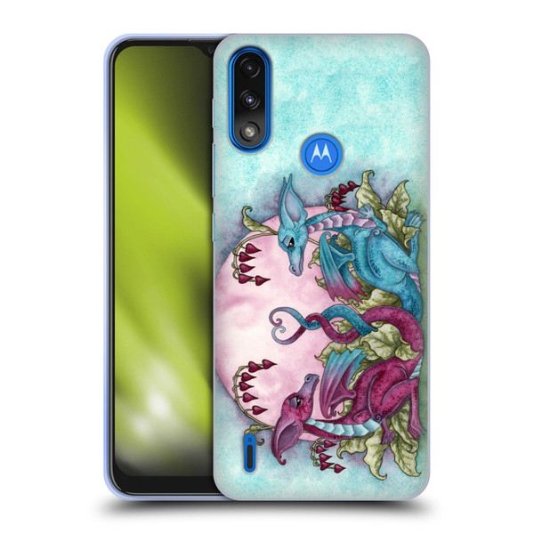 Amy Brown Folklore Love Dragons Soft Gel Case for Motorola Moto E7 Power / Moto E7i Power
