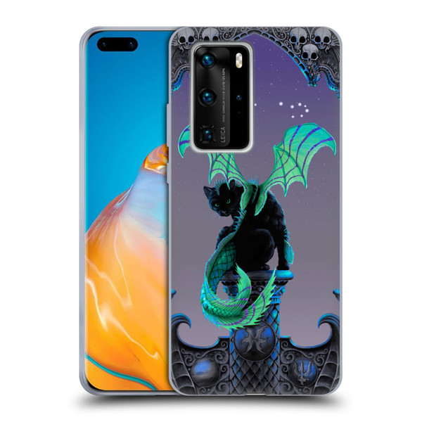 Stanley Morrison Dragons 2 Gothic Winged Cat Soft Gel Case for Huawei P40 Pro / P40 Pro Plus 5G