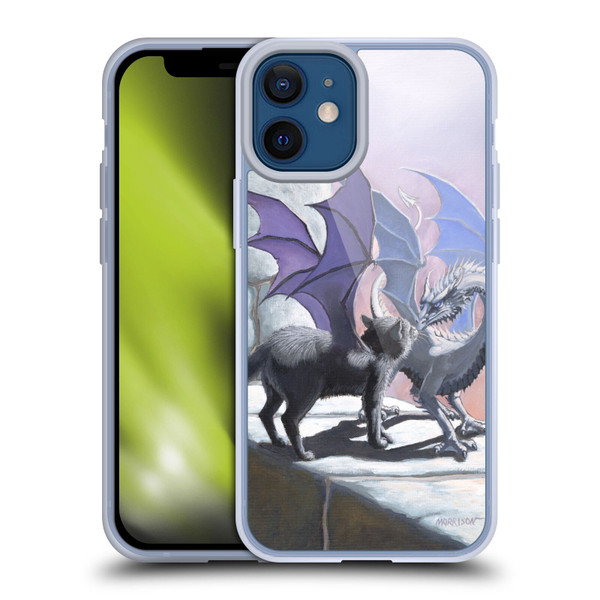 Stanley Morrison Dragons 2 Black Winged Cat Soft Gel Case for Apple iPhone 12 Mini