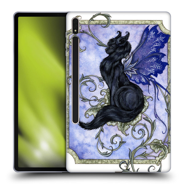 Amy Brown Folklore Fairy Cat Soft Gel Case for Samsung Galaxy Tab S8 Plus