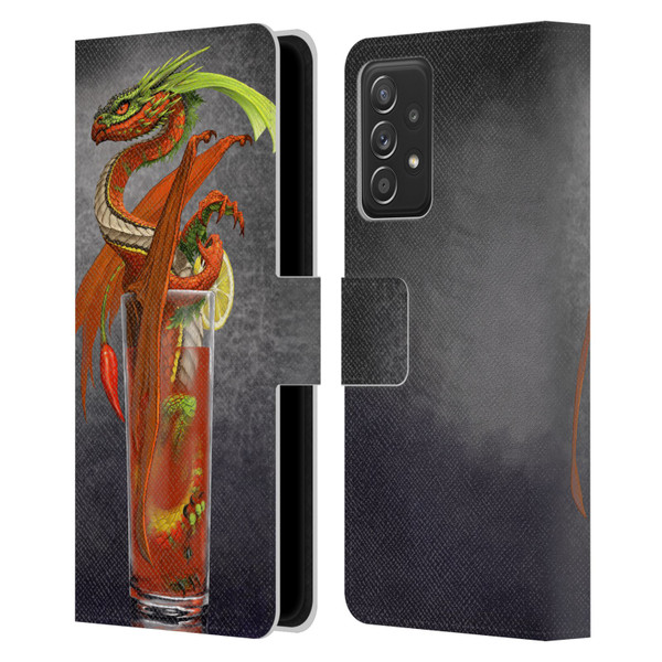 Stanley Morrison Dragons Red Tomato Bloody Mary Leather Book Wallet Case Cover For Samsung Galaxy A53 5G (2022)