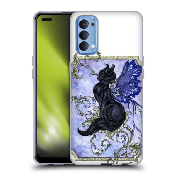 Amy Brown Folklore Fairy Cat Soft Gel Case for OPPO Reno 4 5G