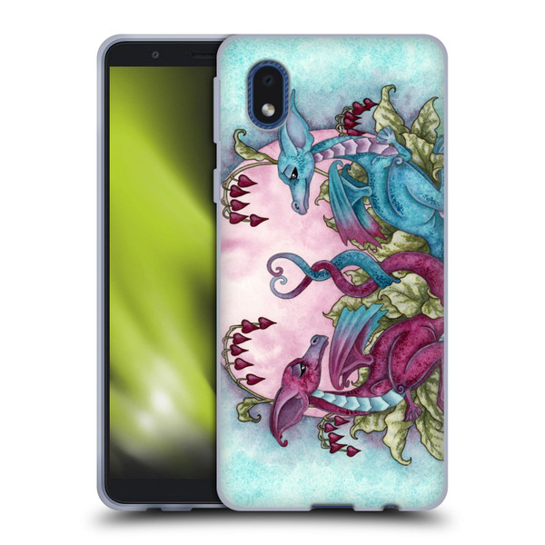 Amy Brown Folklore Love Dragons Soft Gel Case for Samsung Galaxy A01 Core (2020)