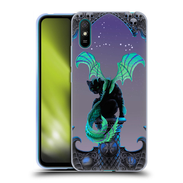 Stanley Morrison Dragons 2 Gothic Winged Cat Soft Gel Case for Xiaomi Redmi 9A / Redmi 9AT