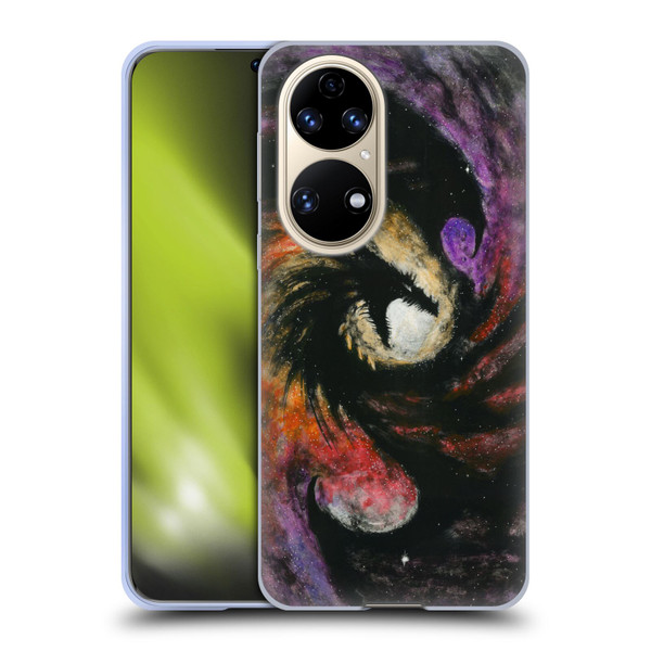 Stanley Morrison Dragons 3 Swirling Starry Galaxy Soft Gel Case for Huawei P50