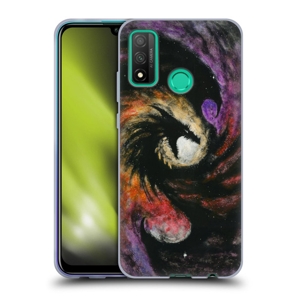 Stanley Morrison Dragons 3 Swirling Starry Galaxy Soft Gel Case for Huawei P Smart (2020)