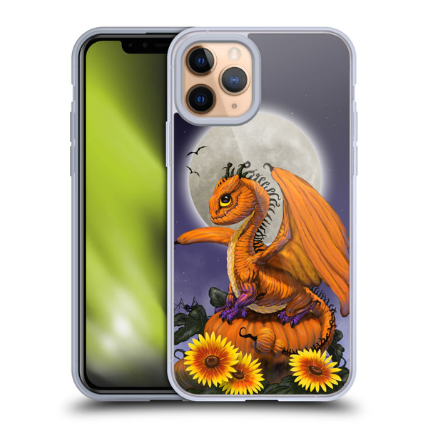 Stanley Morrison Dragons 3 Halloween Pumpkin Soft Gel Case for Apple iPhone 11 Pro