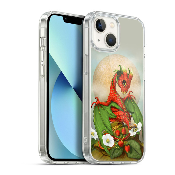 Stanley Morrison Dragons 3 Strawberry Garden Soft Gel Case for Apple iPhone 13