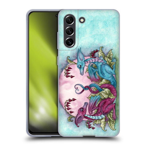 Amy Brown Folklore Love Dragons Soft Gel Case for Samsung Galaxy S21 FE 5G