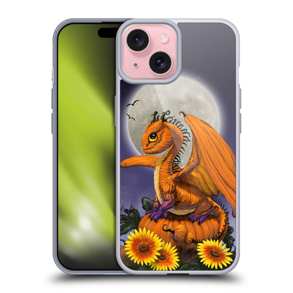 Stanley Morrison Dragons 3 Halloween Pumpkin Soft Gel Case for Apple iPhone 15