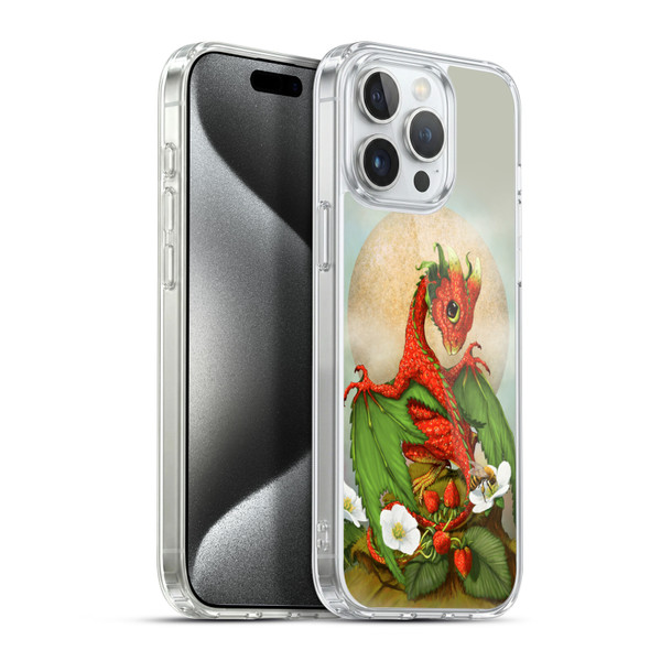 Stanley Morrison Dragons 3 Strawberry Garden Soft Gel Case for Apple iPhone 15 Pro Max & MagSafe