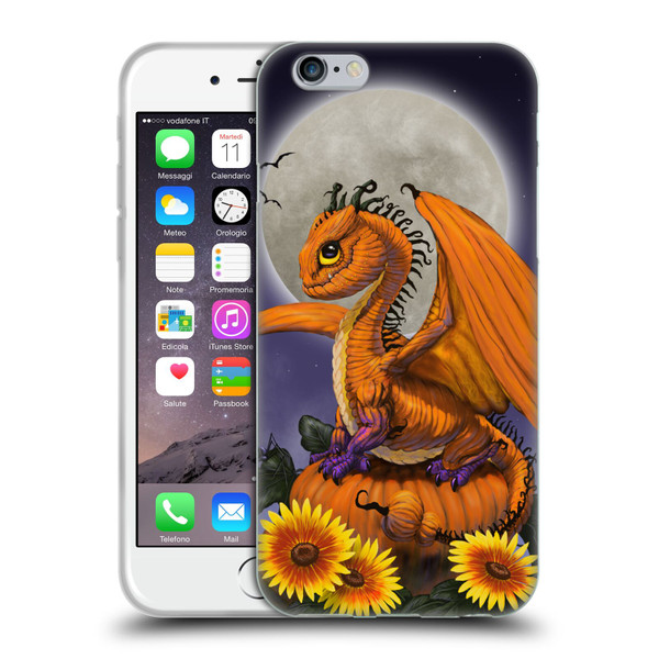 Stanley Morrison Dragons 3 Halloween Pumpkin Soft Gel Case for Apple iPhone 6 / iPhone 6s