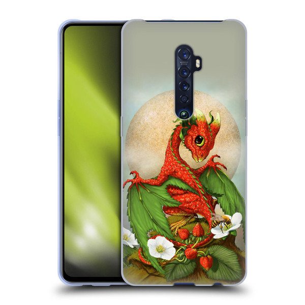 Stanley Morrison Dragons 3 Strawberry Garden Soft Gel Case for OPPO Reno 2
