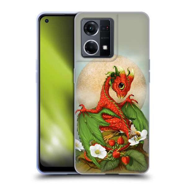 Stanley Morrison Dragons 3 Strawberry Garden Soft Gel Case for OPPO Reno8 4G