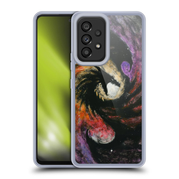 Stanley Morrison Dragons 3 Swirling Starry Galaxy Soft Gel Case for Samsung Galaxy A53 5G (2022)