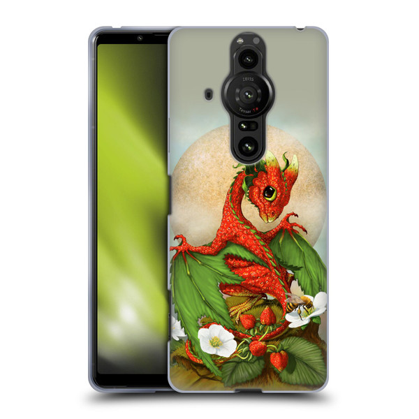 Stanley Morrison Dragons 3 Strawberry Garden Soft Gel Case for Sony Xperia Pro-I