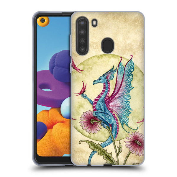 Amy Brown Mythical Butterfly Daydream Soft Gel Case for Samsung Galaxy A21 (2020)