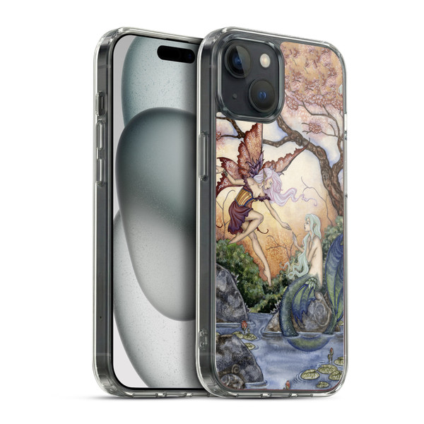 Amy Brown Pixies The Introduction Soft Gel Case for Apple iPhone 15 Plus & MagSafe