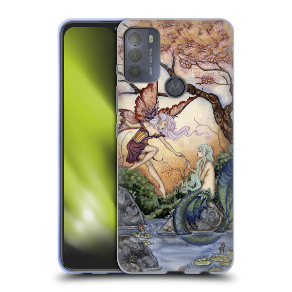 Amy Brown Pixies The Introduction Soft Gel Case for Motorola Moto G50