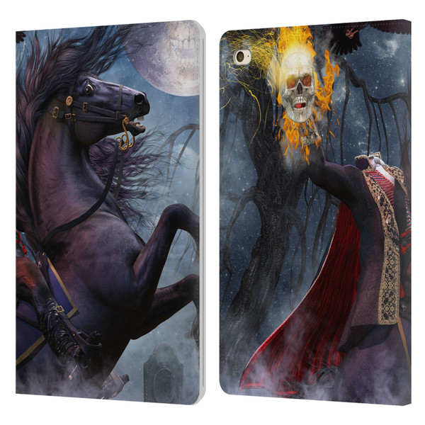 Laurie Prindle Fantasy Horse Sleepy Hollow Warrior Leather Book Wallet Case Cover For Apple iPad mini 4
