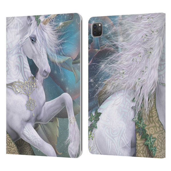 Laurie Prindle Fantasy Horse Kieran Unicorn Leather Book Wallet Case Cover For Apple iPad Pro 11 2020 / 2021 / 2022