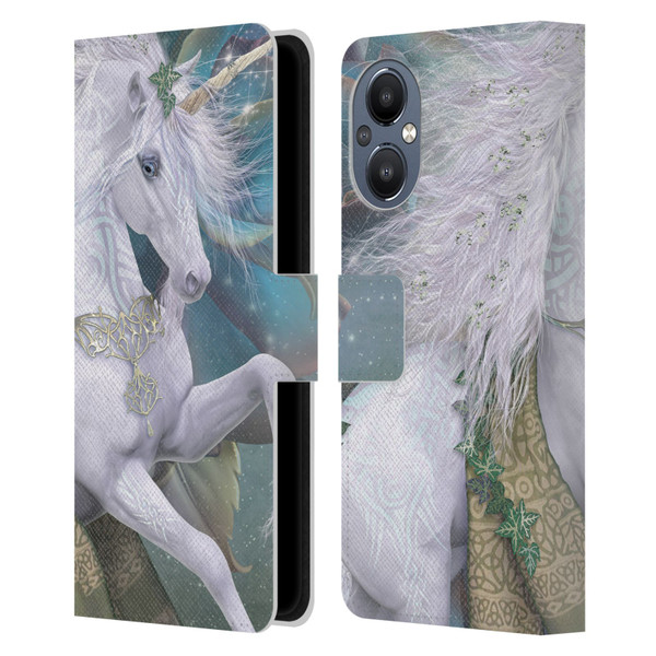 Laurie Prindle Fantasy Horse Kieran Unicorn Leather Book Wallet Case Cover For OnePlus Nord N20 5G
