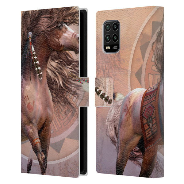 Laurie Prindle Fantasy Horse Spirit Warrior Leather Book Wallet Case Cover For Xiaomi Mi 10 Lite 5G