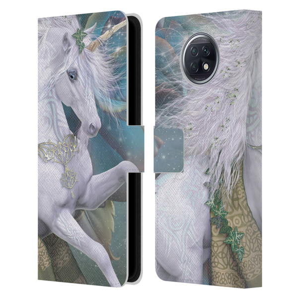 Laurie Prindle Fantasy Horse Kieran Unicorn Leather Book Wallet Case Cover For Xiaomi Redmi Note 9T 5G